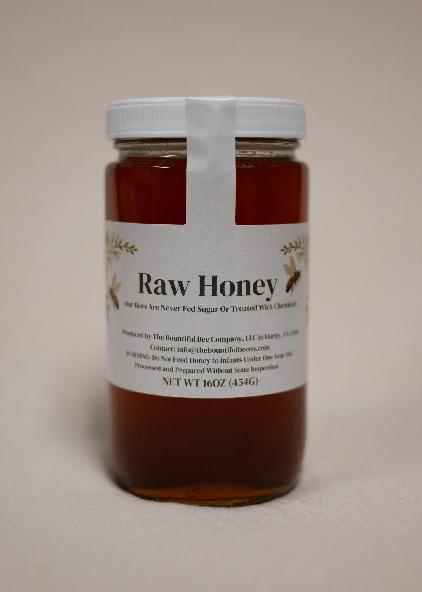 16 Oz Raw Unfiltered Honey